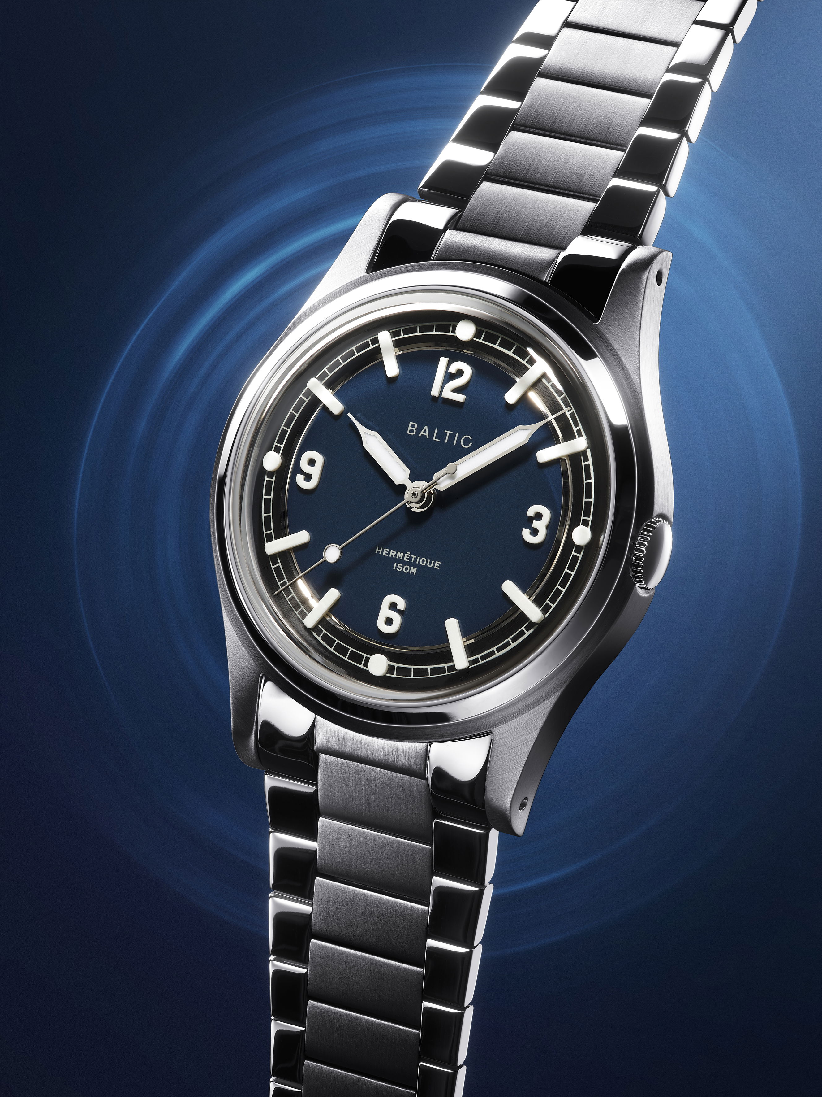 Hermétique Tourer Blue | Baltic Watches