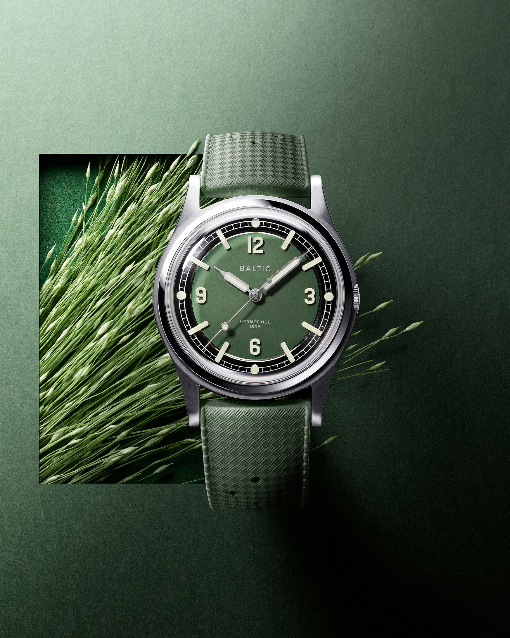 Hermétique Tourer Green | Baltic Watches