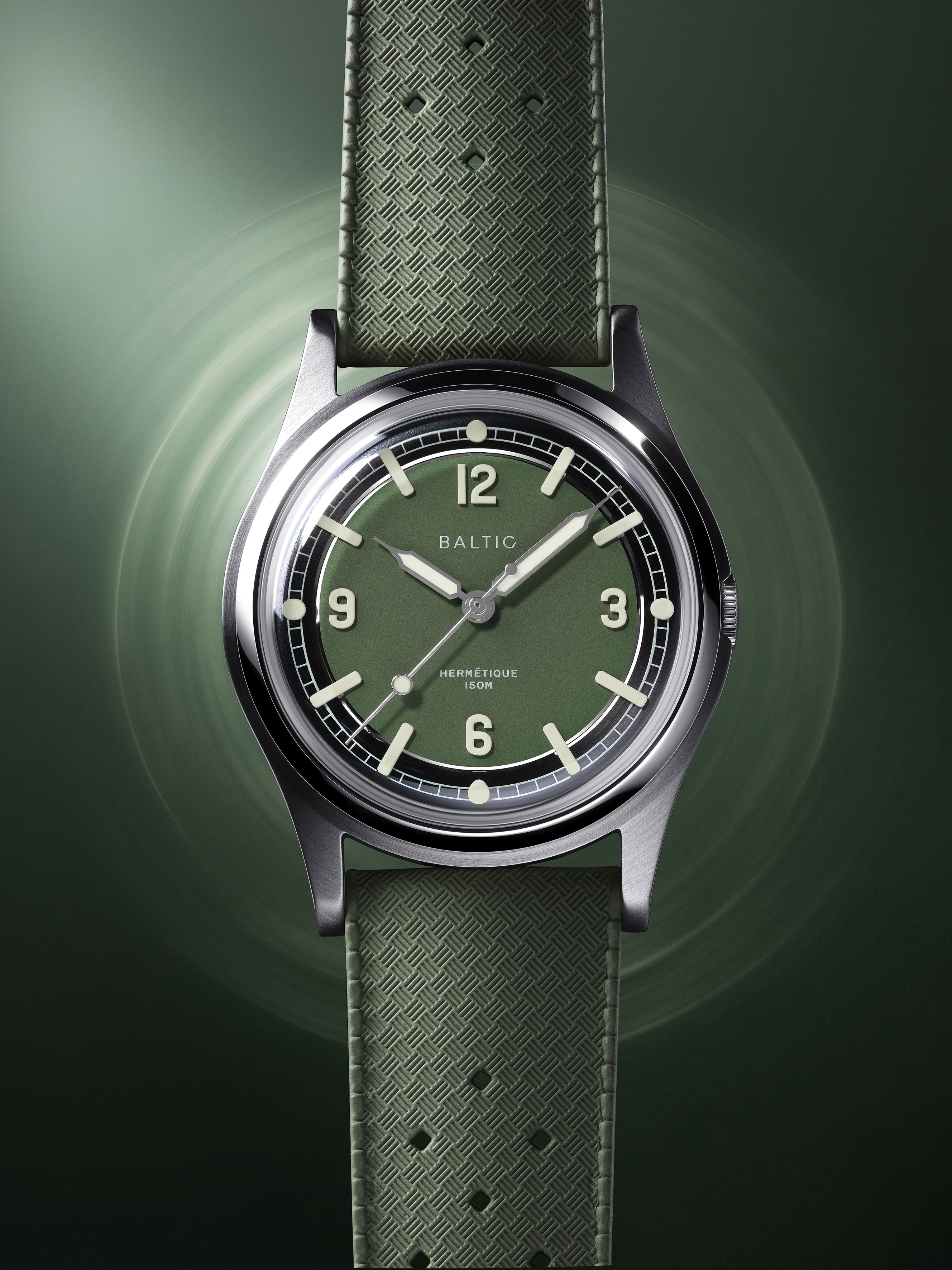 Hermétique Tourer Green | Baltic Watches