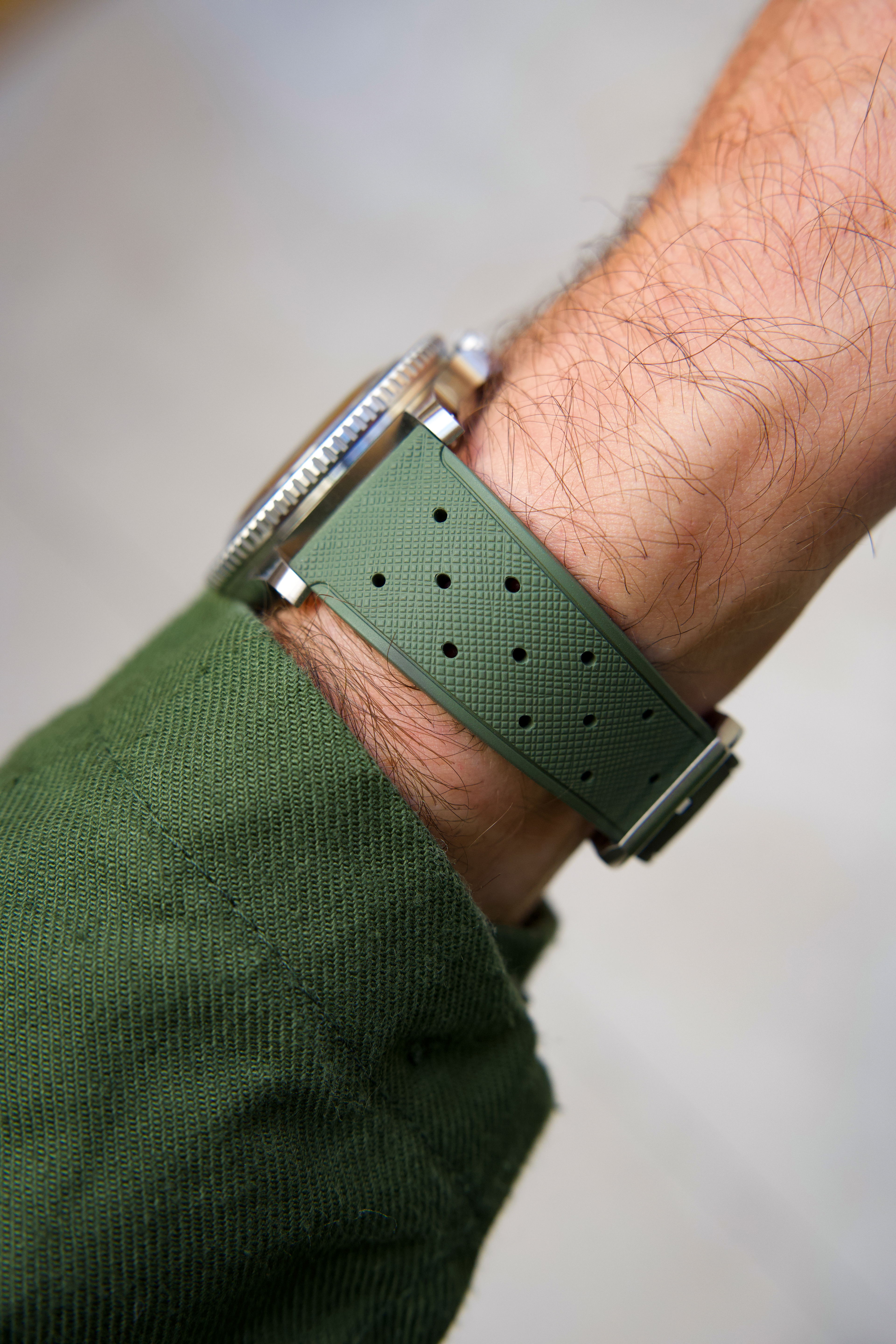 Rubber Classic strap - Green