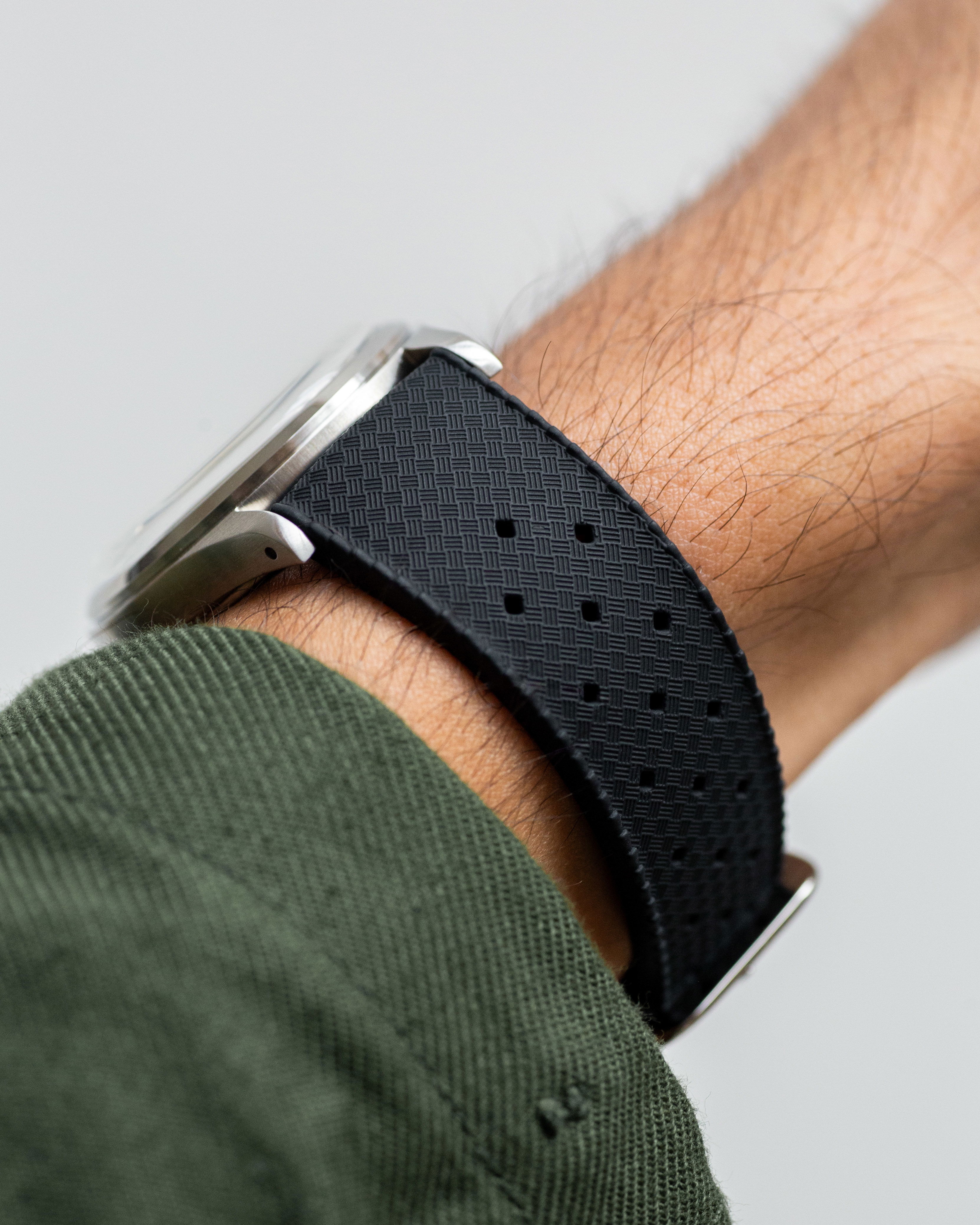 Rubber Sport strap - Black