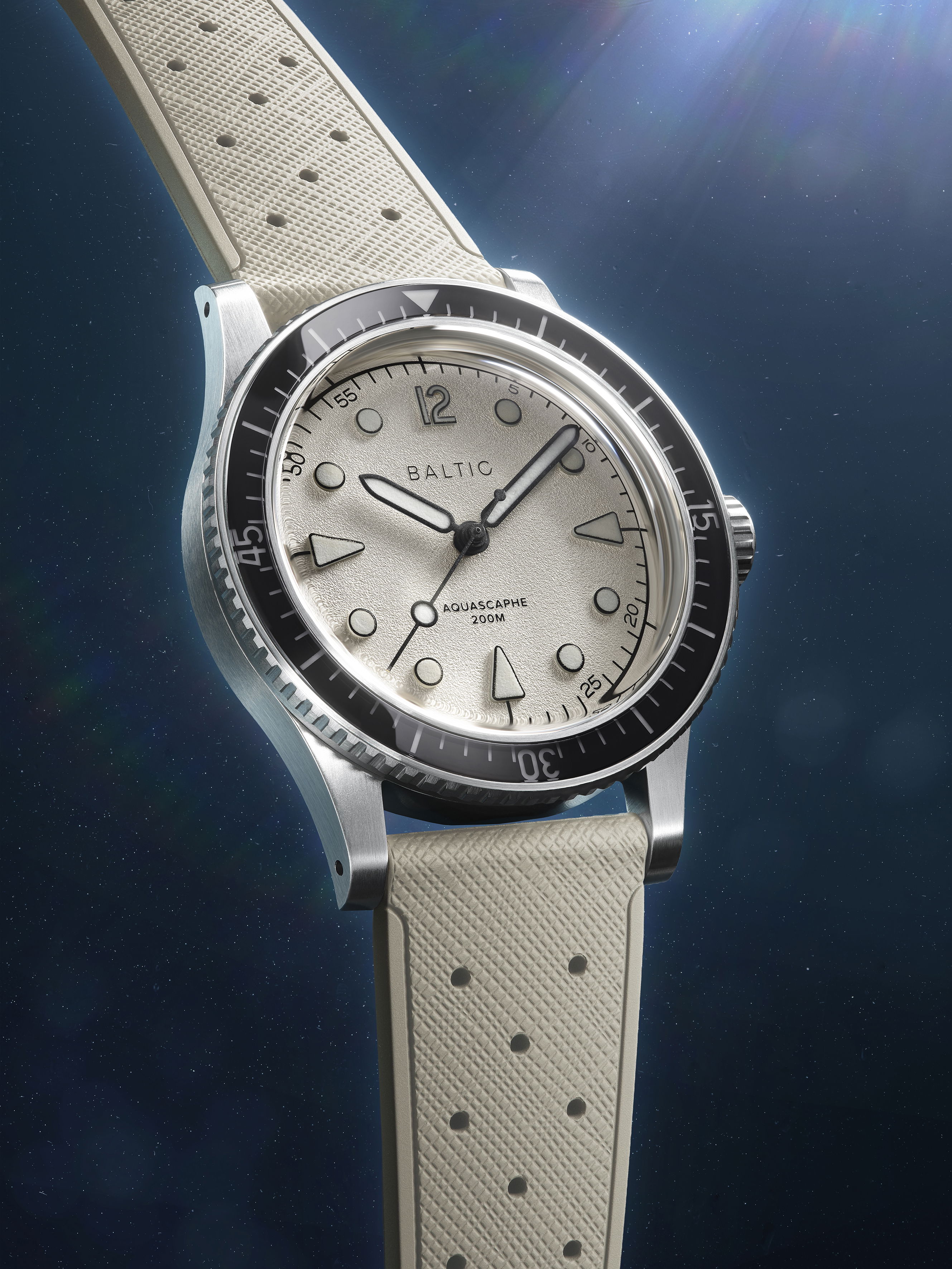 Aquascaphe MK2 Warm Silver | Baltic Watches